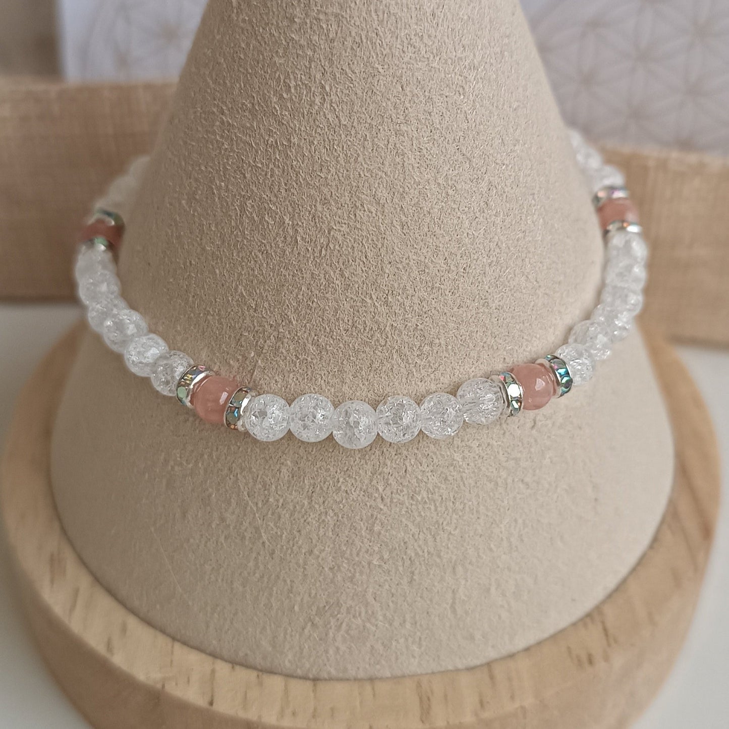 Création fait main bracelet essence minérale calculer sur la date de naissance personnalisés