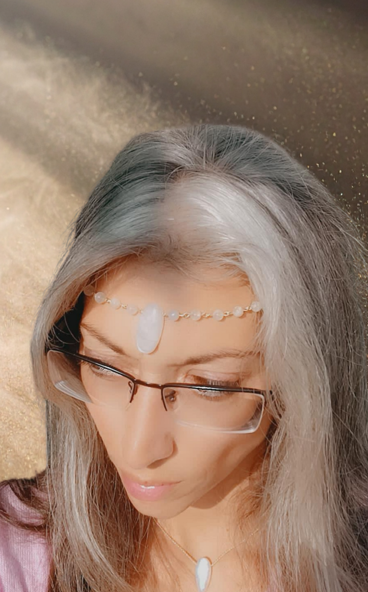 Diadème pierre naturelle auroredecristal