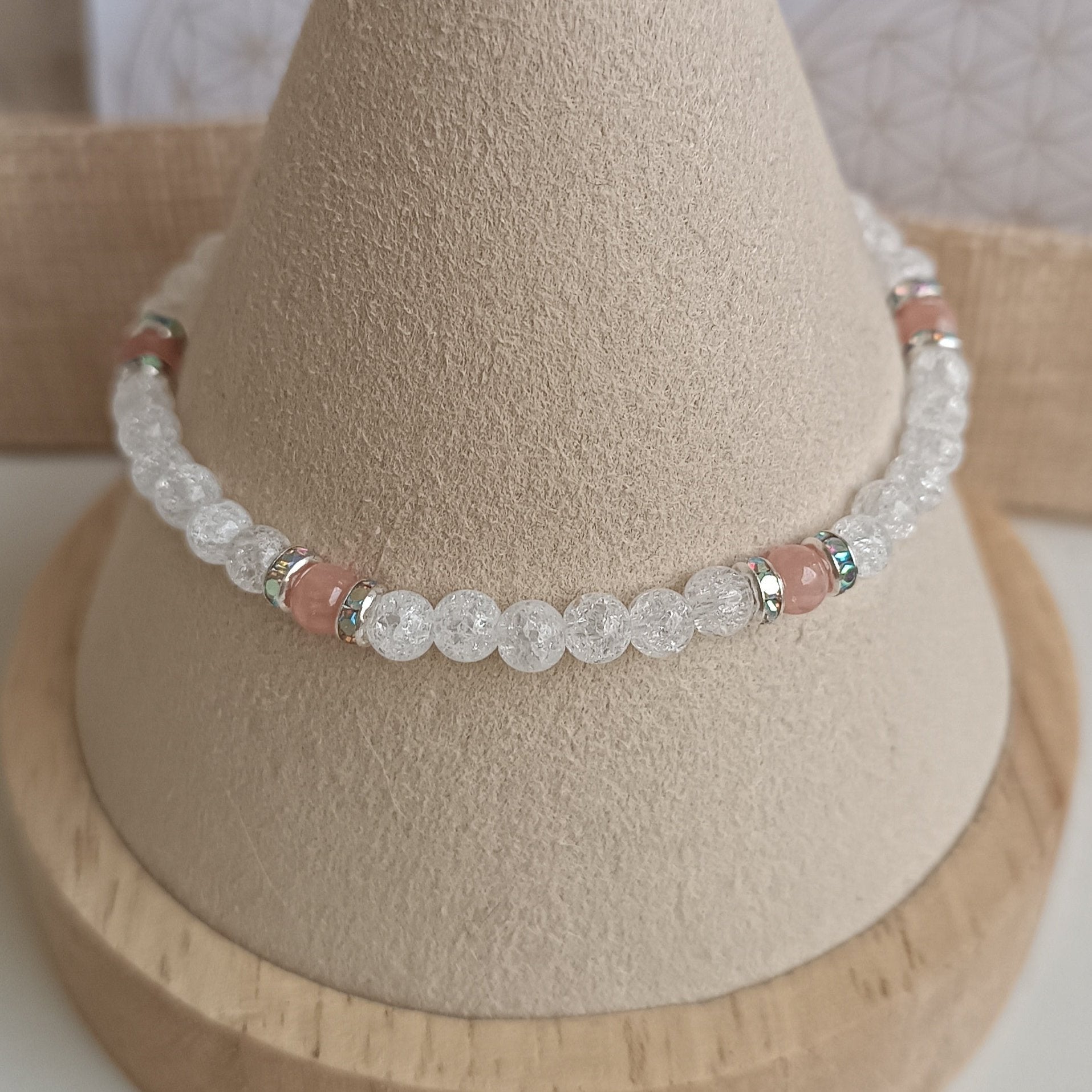 Création fait main bracelet essence minérale calculer sur la date de naissance personnalisés 